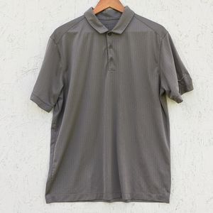 Nike Golf Dri-Fit Standard Fit Gray Polo Shirt L